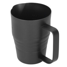 Professional 900ml Black Stainless Steel Milk Frothing Pitcher for Coffee