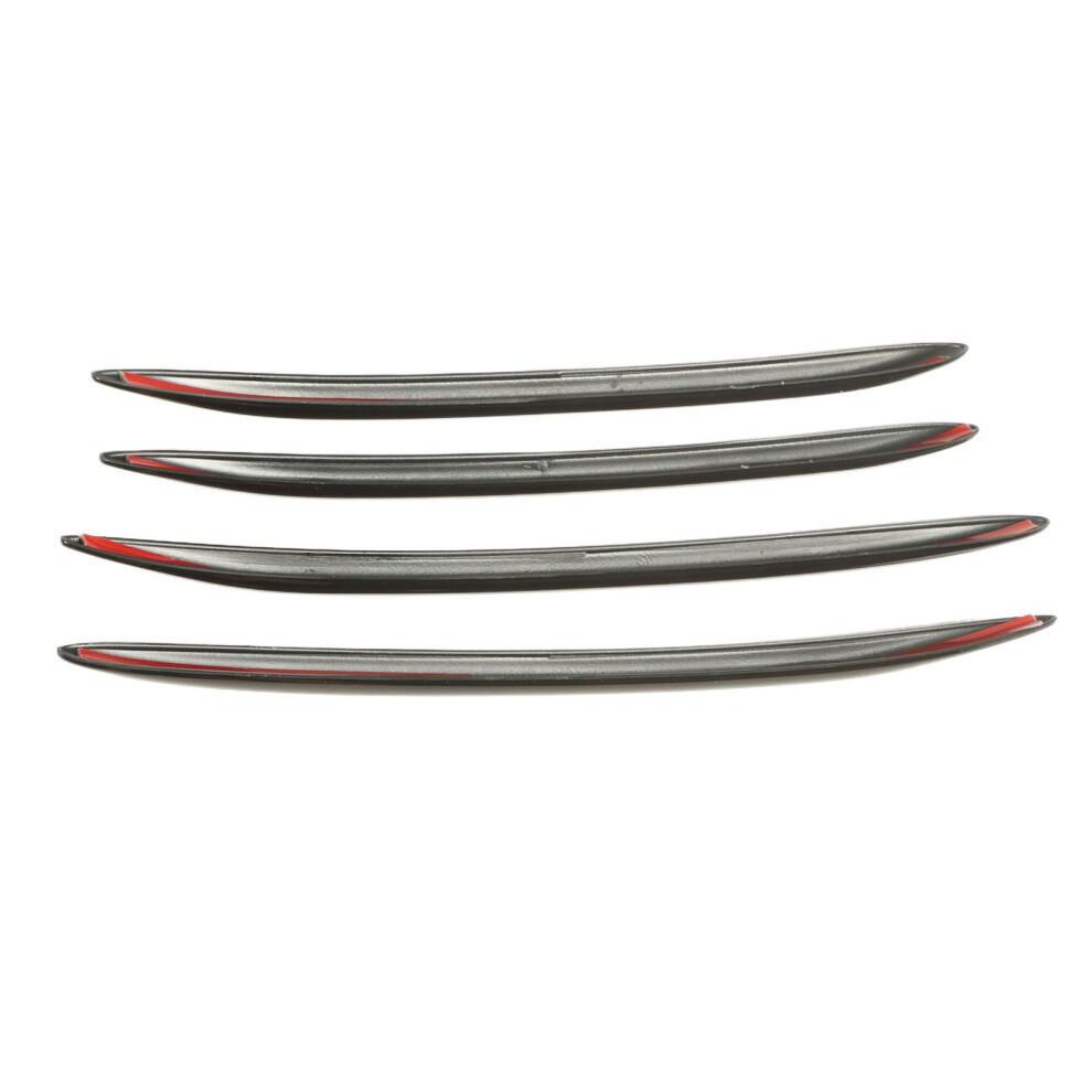 4Pcs Gloss Fog Lamp Trim For Mercedes Black 7340572896131