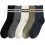 Mens Athletic Cotton Socks Five Pack Ankle Sock 1