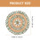 Grass Woven Wall Mat Decor 15x15x0.1 in 3 pcs 2