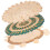 Grass Woven Wall Mat Decor 15x15x0.1 in 3 pcs 4