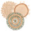 Grass Woven Wall Mat Decor 15x15x0.1 in 3 pcs 5