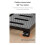 Computer Tower Stand Mobile CPU Stand with Rolling Caster Wheels PC Tower Stand Holder for Gaming PC Case White 1