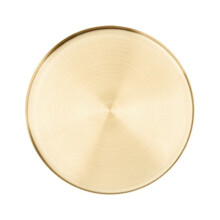 Gold Round Storage Tray Stainless Steel Countertop Organizer Decorative Serving Plate For Home Tableware And Cosmetics Display