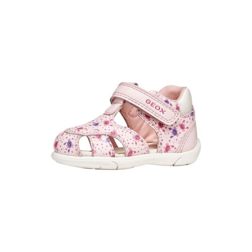 Geox Geox Zapito Leder Sandalen - Hellrosa - Weiß