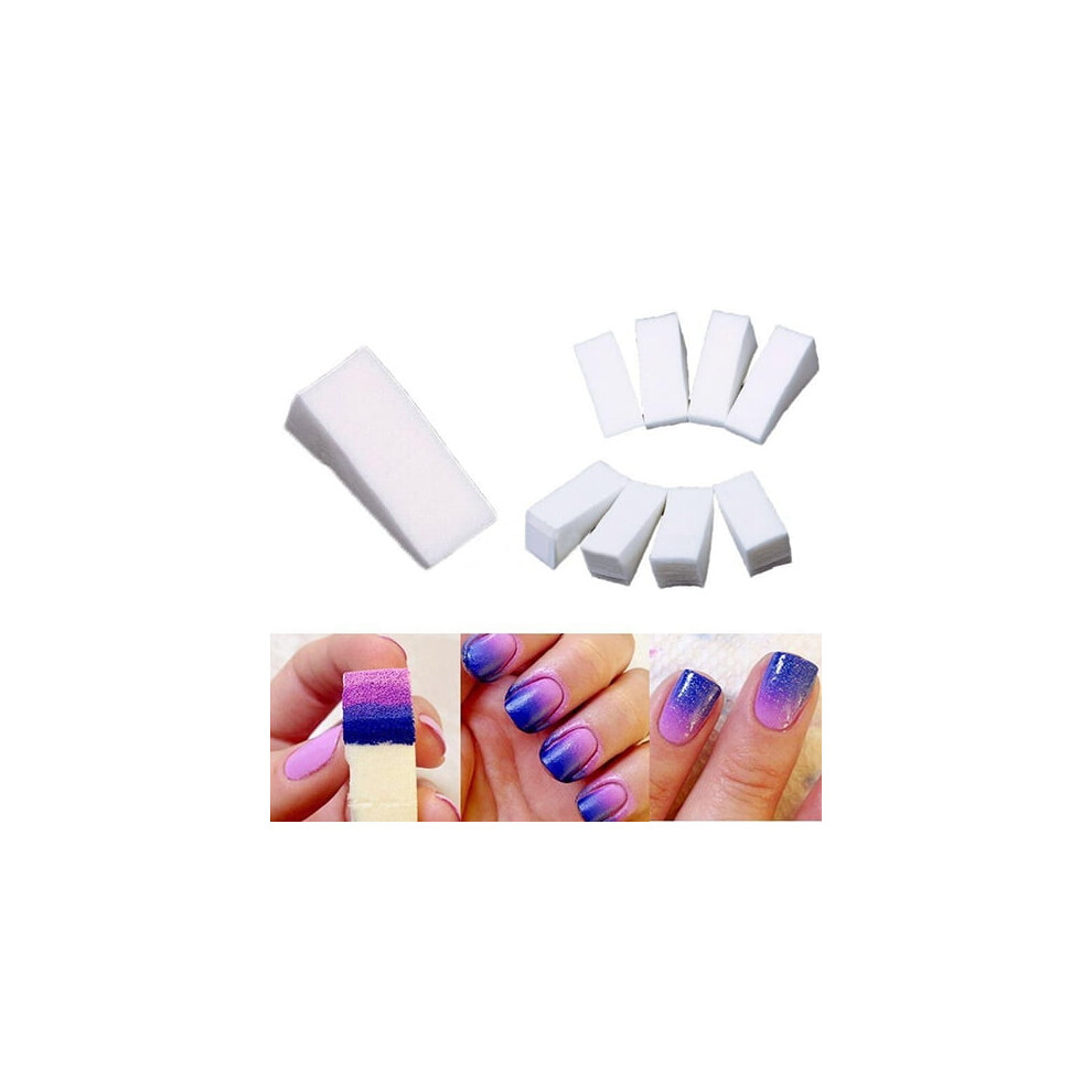 8Pcs Beauty Nail Sponges for Acrylic Manicure Gel Nail Art Care DIY UV Tool
