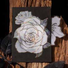 DIY Decor Stickers PET Vintage Plant Flower 20g