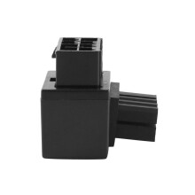 ATX 8 Pin Femmina Angolato un 90 Gradi un 8 Pin Maschio Adattatore di Alimentazione GPU Connettore Servosterzo per Scheda Video Grafica GPU