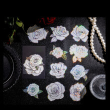 Vintage Haustier Pflanzen Blumen Scrapbook-Aufkleber für Notizbücher, Laptop, Handytasche