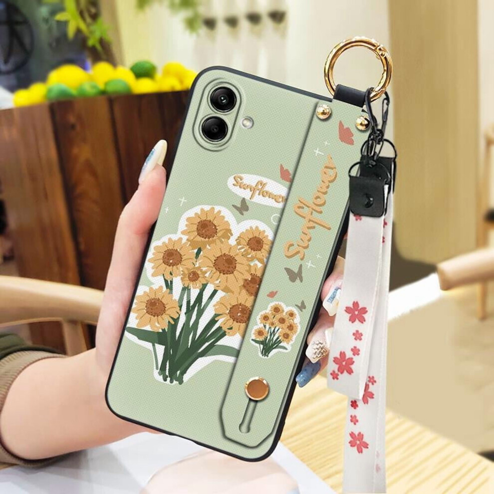 Shockproof Phone Case For Samsung Galaxy A05/Sm-A055f Â Anti-Dust, Waterproof, Soft Silicone With Ring Lanyard & Wristband 9065194474748