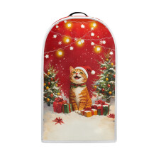 There is only one dust cover Kitchen Blender Dust Covers for Blender Protection Polyester Blender Dust Cover, Christmas Orange Cat