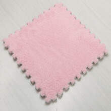 Dywaniki z aksamitu mlecznego w patchworku, 30 x 30 x 1 cm (11,81" x 11,81" x 0,39"), układanki w formie płytek, kompatybilne z placami zabaw dla