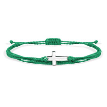 Armband Korsflätad Vänskap Etnisk Färgglad/Grön