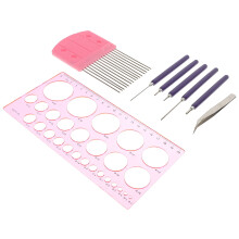 Quilling Tool Kit Plastic and Steel 8-Piece Set