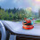 Solar Aromatherapy Diffuser, Car Interior Decor, Space Purifier, Auto Rotation Accessory, Solar Powered Car Decoration 1