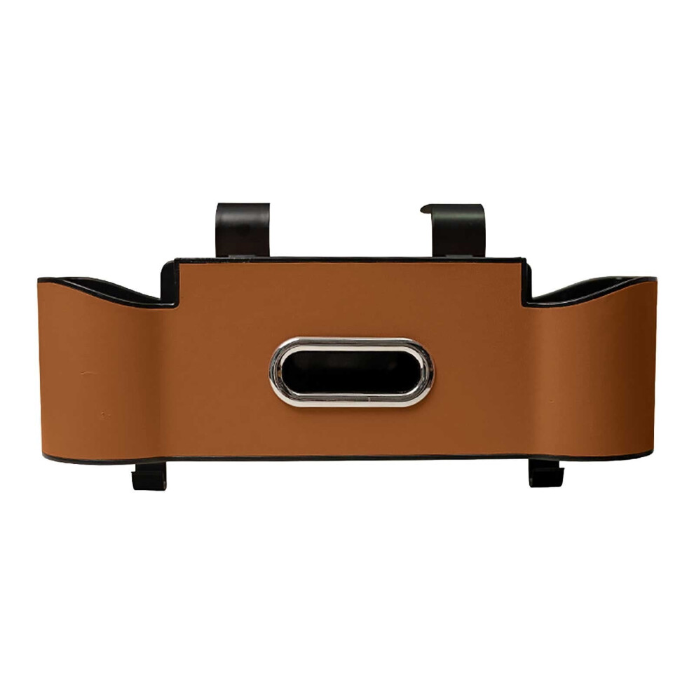 Lambskin Car Seat Back Organizer With Pockets And Hook 9422877077564