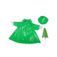 Porch Goose regenjasset, 3-delige waterdichte outfit voor 23 inch gazondecoratie, weerbestendig tuinornament, tuinbeeldkostuum