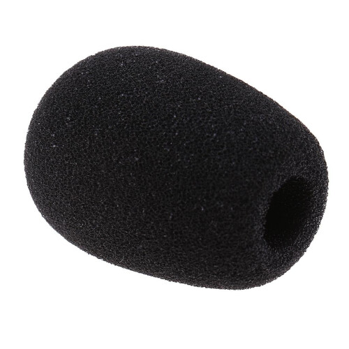 5pcs Headset Sponge Cover Windscreen Wind Muff Mic Accessory 45x12mm 1