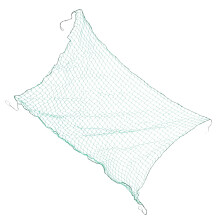 Elastic Mesh Net Heavy Duty Cargo Net With Hooks 1Pack Green 86.46X58.95X0.59In