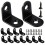 20pcs Corner Brackets L Brackets Cabinet Shelf Brackets L-shaped Right Angle Bracket 1