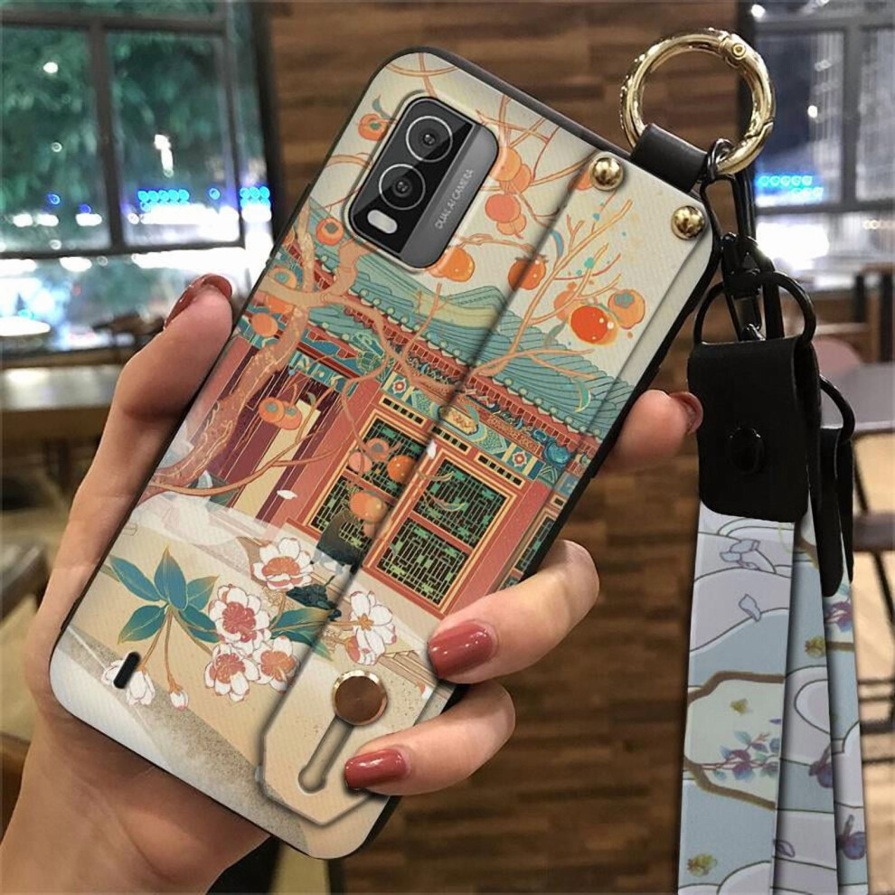 Nokia C210 Phone Case – Anti-Knock, Dust-Proof, Waterproof Soft Case With Ring Stand, Wrist Strap & Kickstand 9065194475363