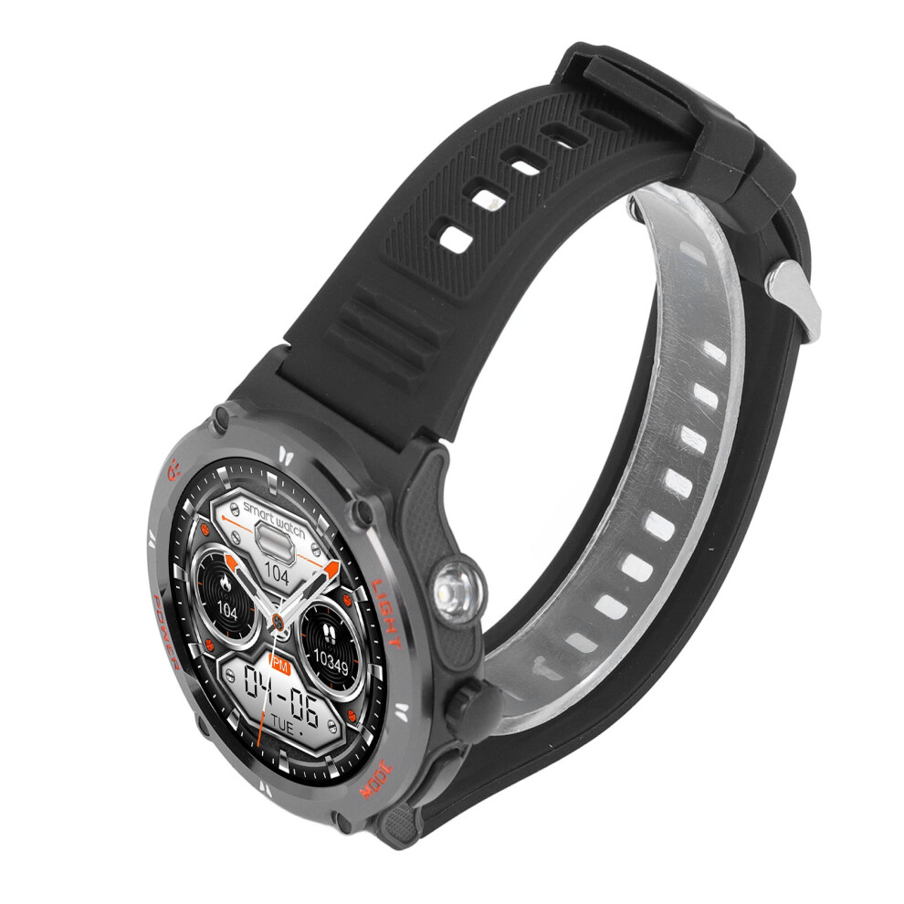 Smart Watch 1.53" Touchscreen Bluetooth 5.3 Waterproof Fitness Black 9481387639075