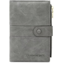 Passport and Card Holder for Women RFID Blocking Card Case Slim Travel Wallet Change Purse with Vaccine Card Slot