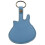 Guitar Picks Holder Case PU Leather with 3 Picks and Keyring 3