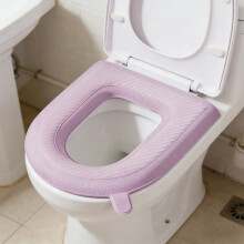 Toilet Seat Cushion, Comfortable Bathroom Accessory, Thick Soft Washable Material, for Year Round Home Use, Universal Household Solution