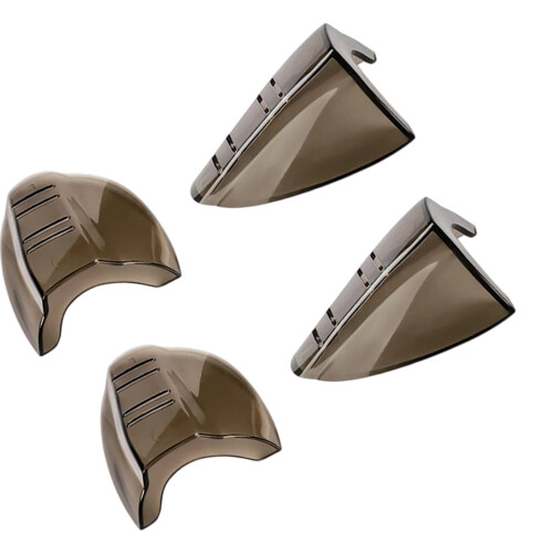 Easy Attach Shield Protectors Suitable For Glasses Compact 4 Hole Large 2 Hole Option Durability Plastic Materials 1