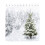 Winterbos Kerst Douchegordijn Waterdicht 72x72 2