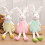 Easter Bunny Plush Decor Rabbit 17.3 inch Standing Sitting 7