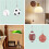 Sports Ceiling Fan Pull Chains 4-Pack 14 Inch 5