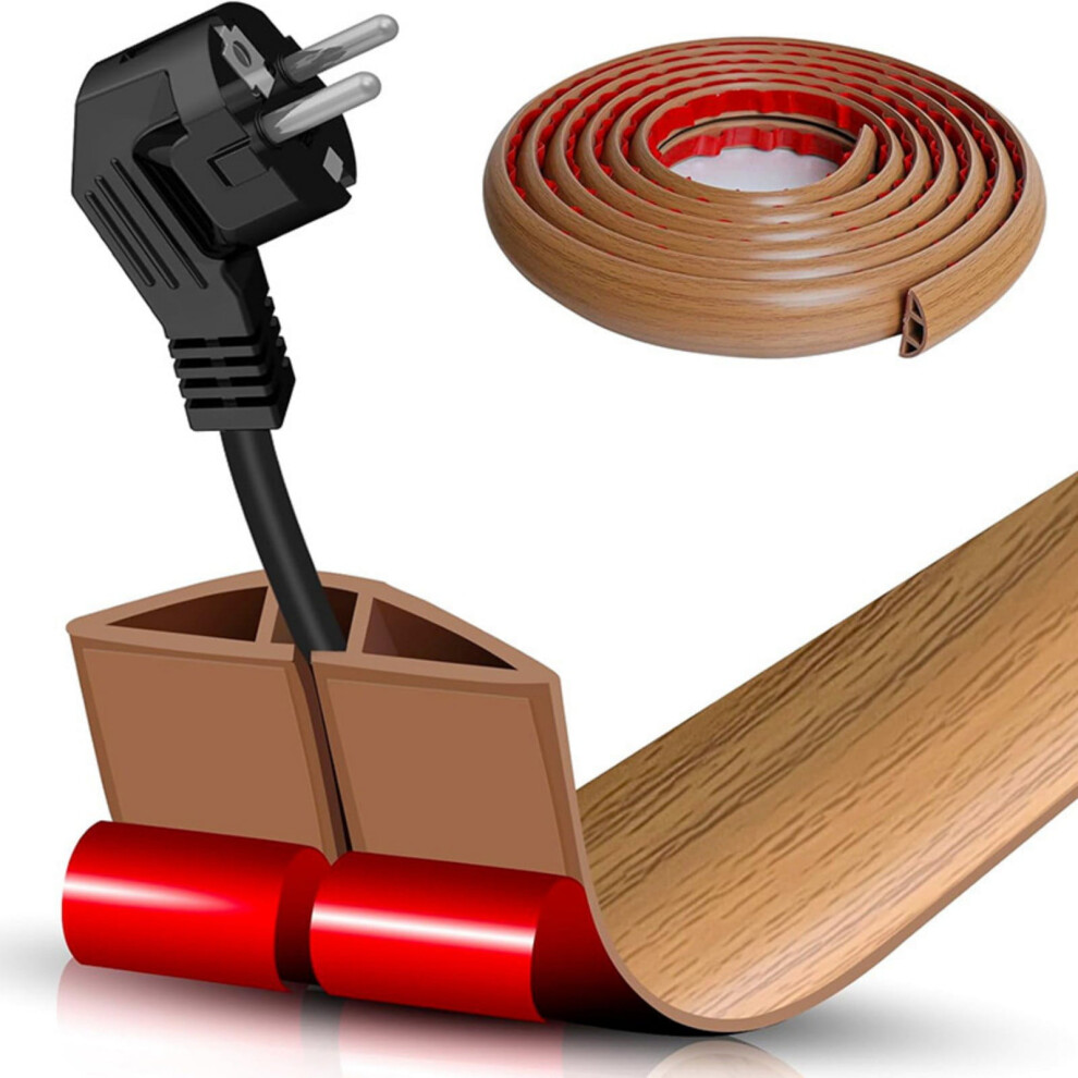 Cable Hider Strip Floor Wire Cover Flame Retardant Flexible 9399596816944