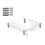 Baking Sheet,Clear Acrylic Cake Display Stand Square Metal Support Shelf 3