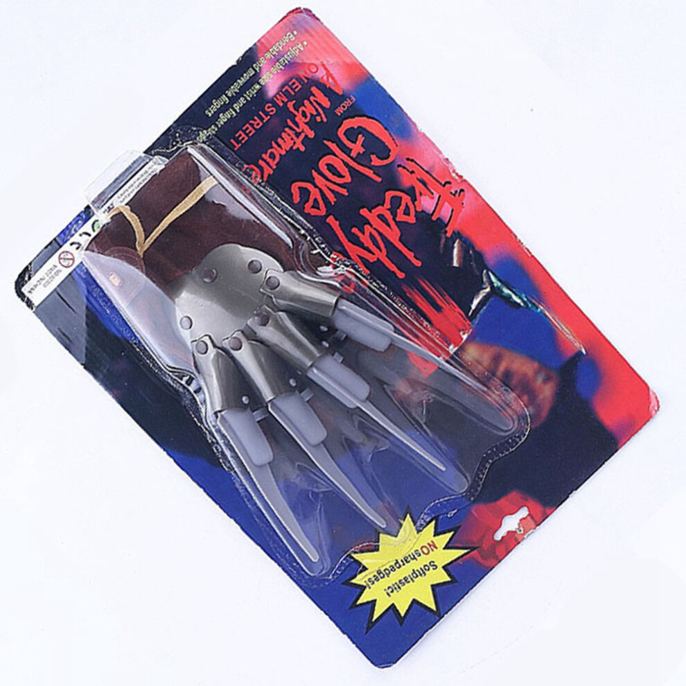 Funny Claw Glove Halloween Costume Prop, Free Size, Plastic & Cotton