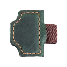 XiYing Vintage Magnetic Bookmark Pen Holder, Handcrafted Leather Pen Clip with Magnetic Closure for Reading and Writing, 1 Piece