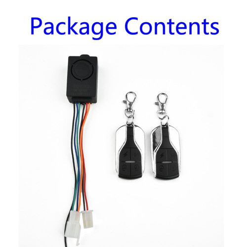 Wireless Remote Control Lock Alarm for E-Bike 36-72V