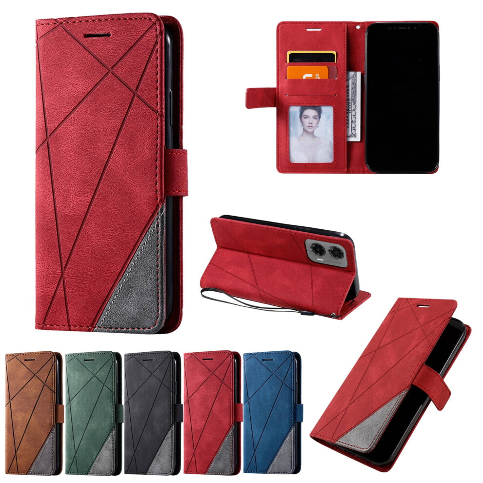 For Motorola G55 Phone Case Leather Wallet Case With Card Holder Phone Cover For Motorola G35 9362892494093