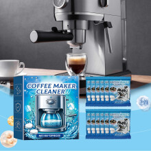 4-Pack Coffee Machine Cleaning Tablets (24ct), Descaling Solution for Keurig & Nespresso, Effervescent Foam Cleaner