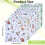 Vintage Scrapbook Paper Pads Squirrels Fawns Hedgehogs 2
