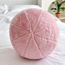 Deep Pink Round Shaped Pillow,Soft Throw Pillows Aesthetic Decorative Pillows for Bed Sofa Couch Home Decor,30cm/11.8in