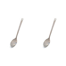 2PCS 10" Stainless Steel Serving Spoons – Heavy-Duty Buffet & Kitchen Utensils, Compatible with All Cookware