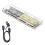 M2 SSD Enclosure M.2 NVMe+NGFF Dual Protocol SSD Enclosure USB 3.2 Gen2 10Gbps Transparent External Drive Case for PC C 1