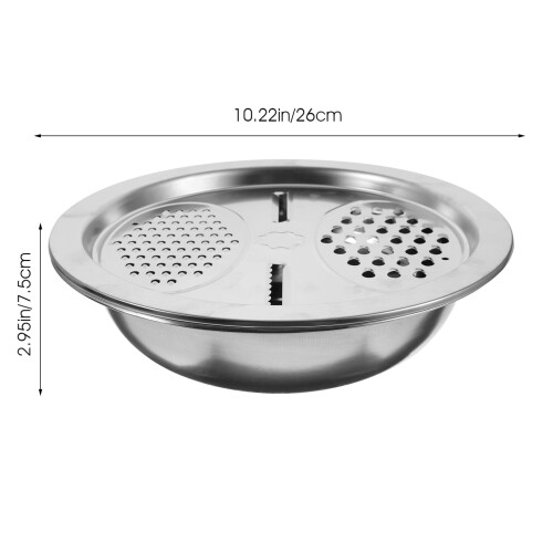 Vegetable Cutter Grater Stainless Steel 1PC 1