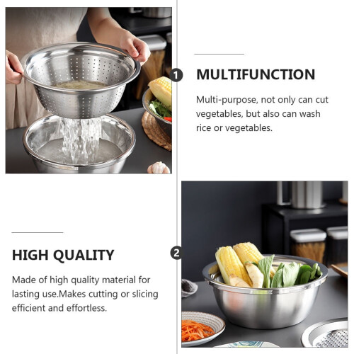 Vegetable Cutter Grater Stainless Steel 1PC 2