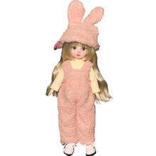 Loli Doll Dress-Up Complete Set With 1Pc Movable Body (Naked Doll), 20 Joints For Flexible Posing, Hand-Painted Lip Makeup For Exquisite Details