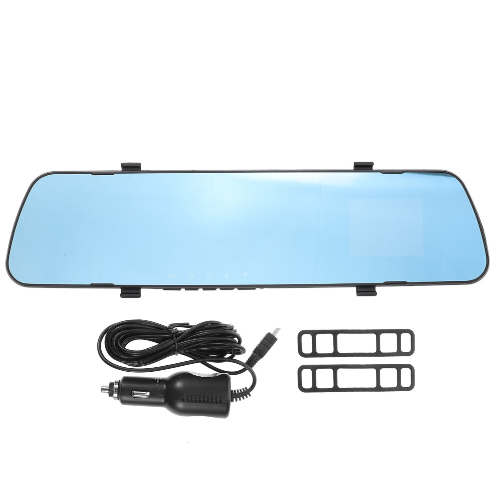 Rear View Mirror Dash Cam With Front And Rear Cameras 2.4 9085618564480