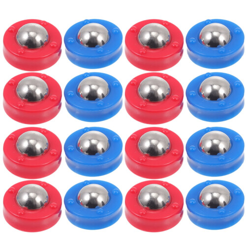 Mini Shuffleboard Pucks Set with Rolling Beads 32-Piece