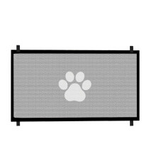 Retractable Mesh Dog Gate & Baby Gate for Stairs/Doorways – Telescopic, Folding, Compatible with Pets & Babies
